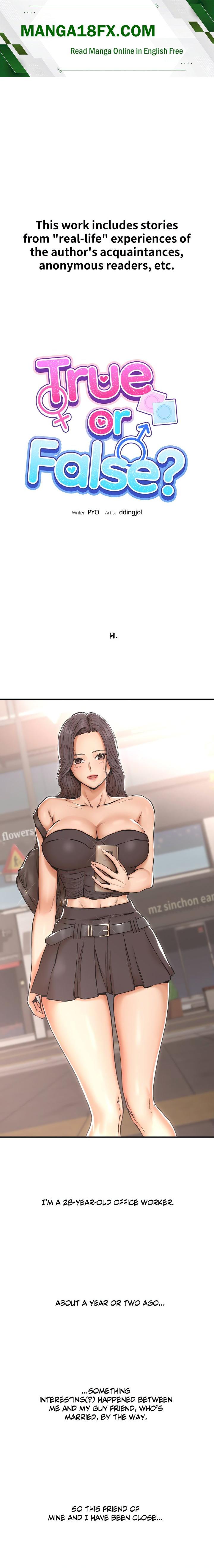 True or False? (Uncensored) - Chapter 1 Page 1
