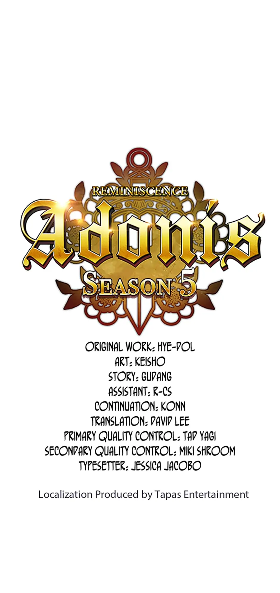 Reminiscence Adonis - Chapter 229 Page 1