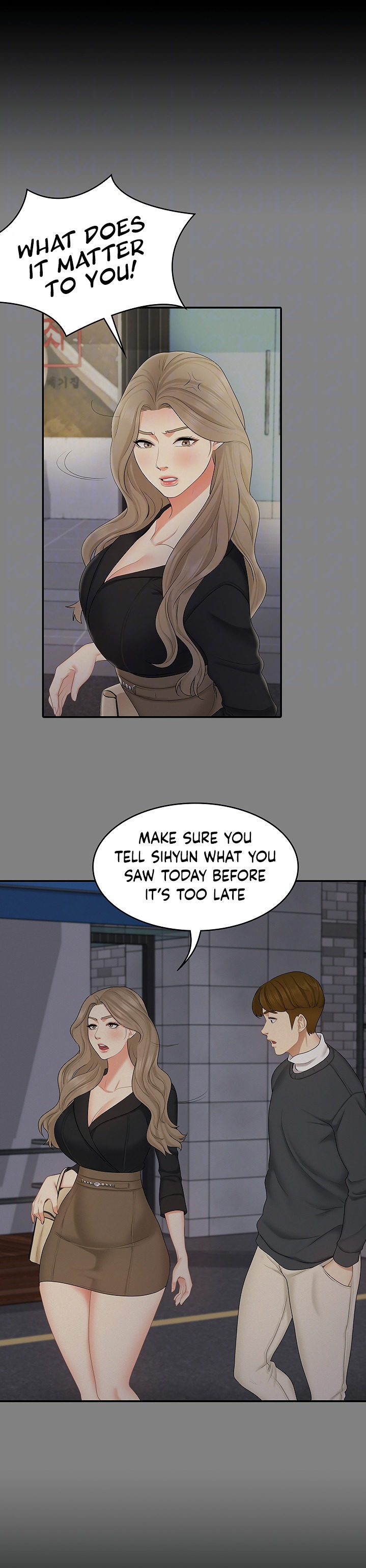 She