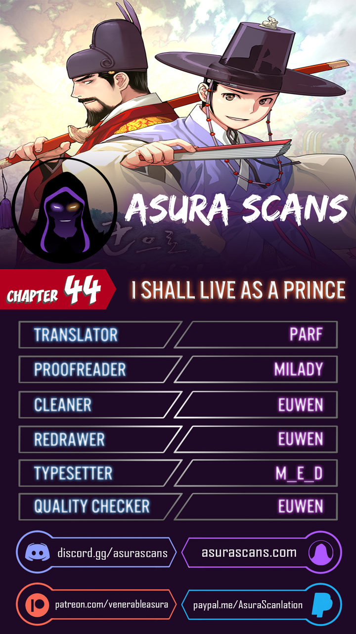 I Shall Live as a Prince - Chapter 44 Page 1