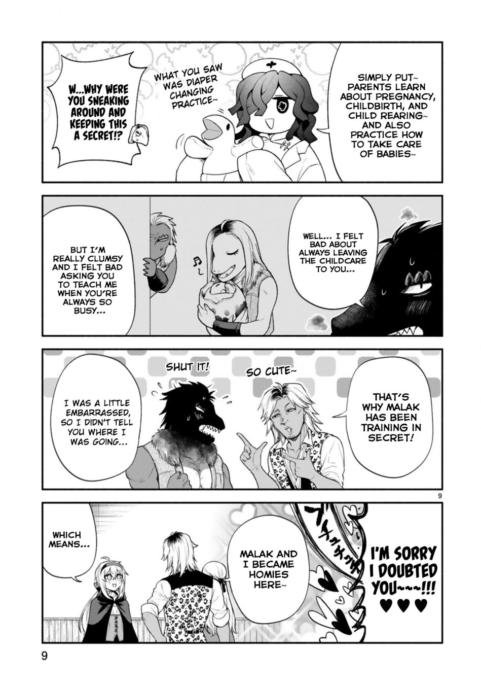 Dekoboko Majo no Oyako Jijou - Chapter 34 Page 9